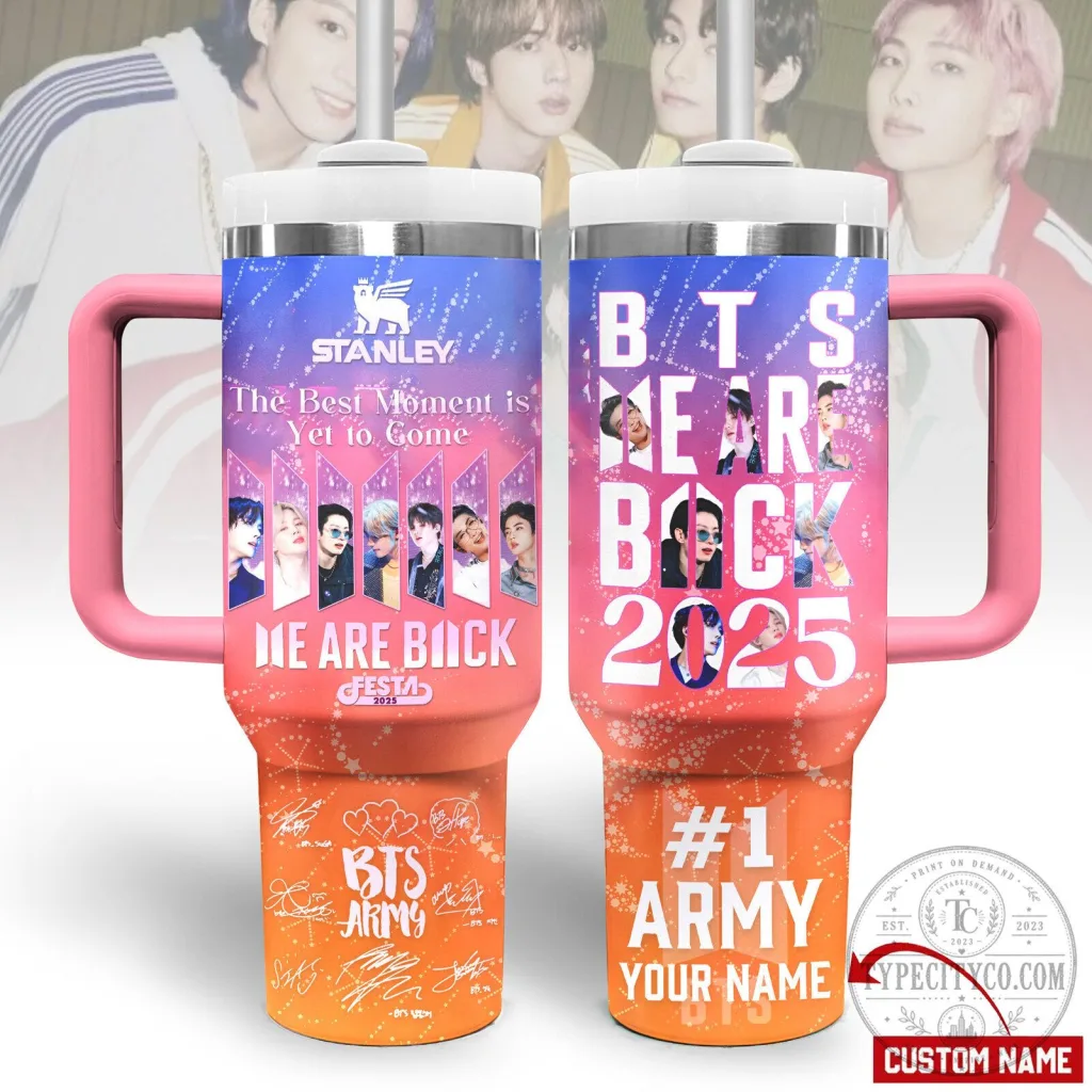 BTS The Best Moment is Yet to Come Stanley Tumbler with Handle 27 BTS The Best Moment is Yet to Come Stanley Tumbler with Handle
