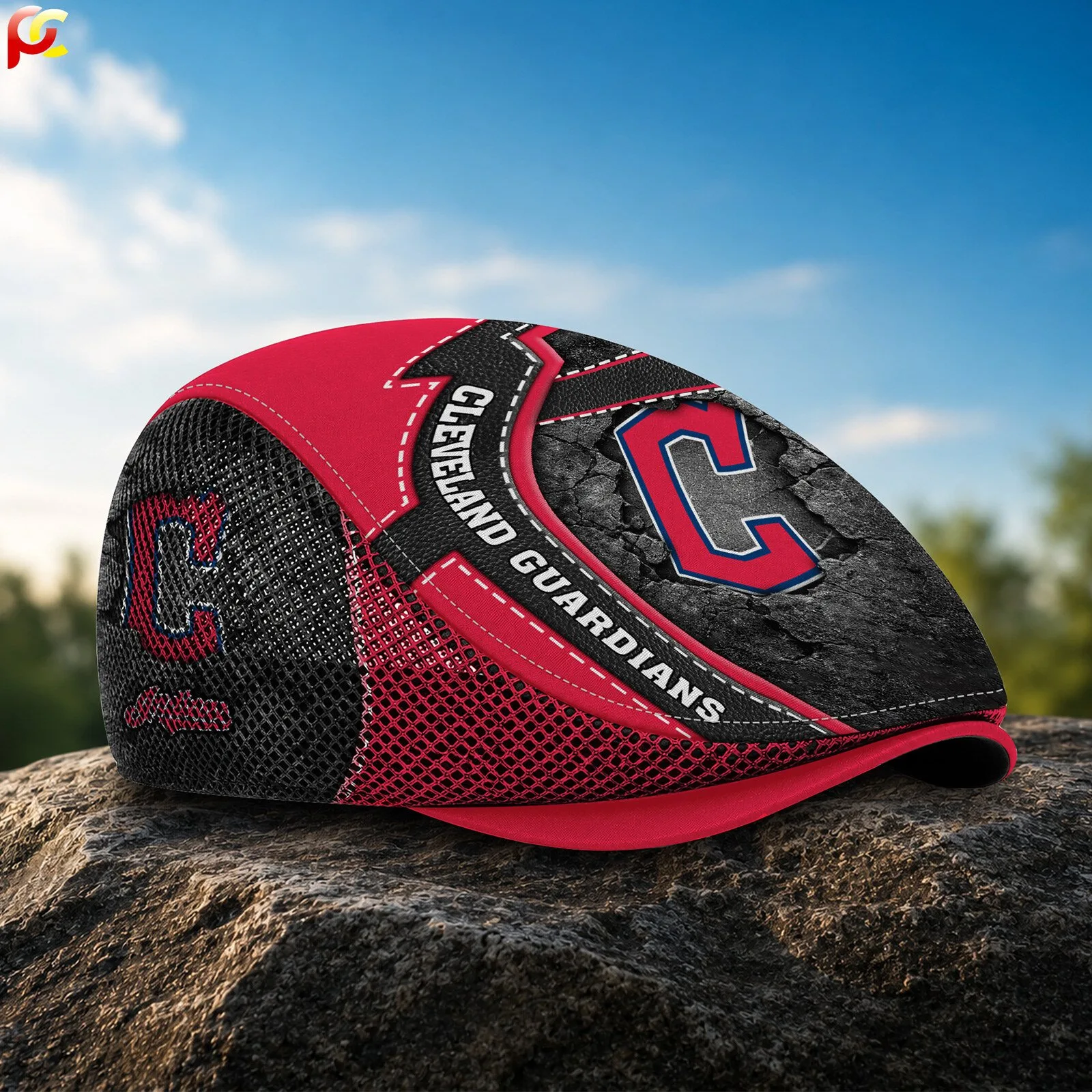 Cleveland Guardians Baseball Team Flat Cap 9 Cleveland Guardians Baseball Team Flat Cap