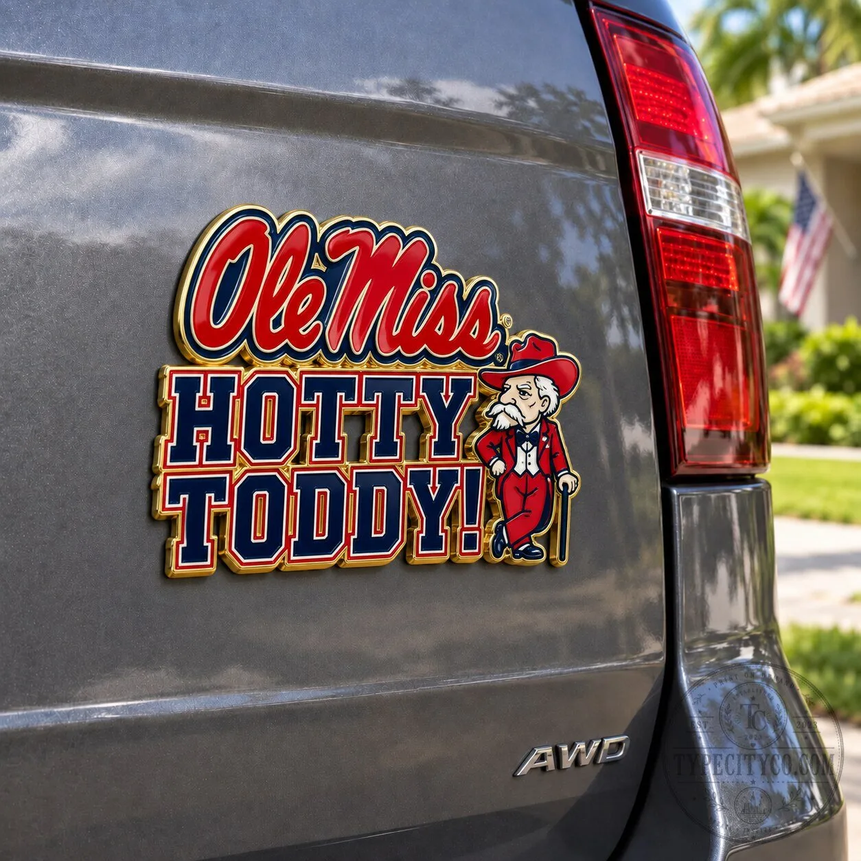 Ole Miss Rebels Hotty Toddy Colonel Reb Car Decal Sticker 1 Ole Miss Rebels Hotty Toddy Colonel Reb Car Decal Sticker