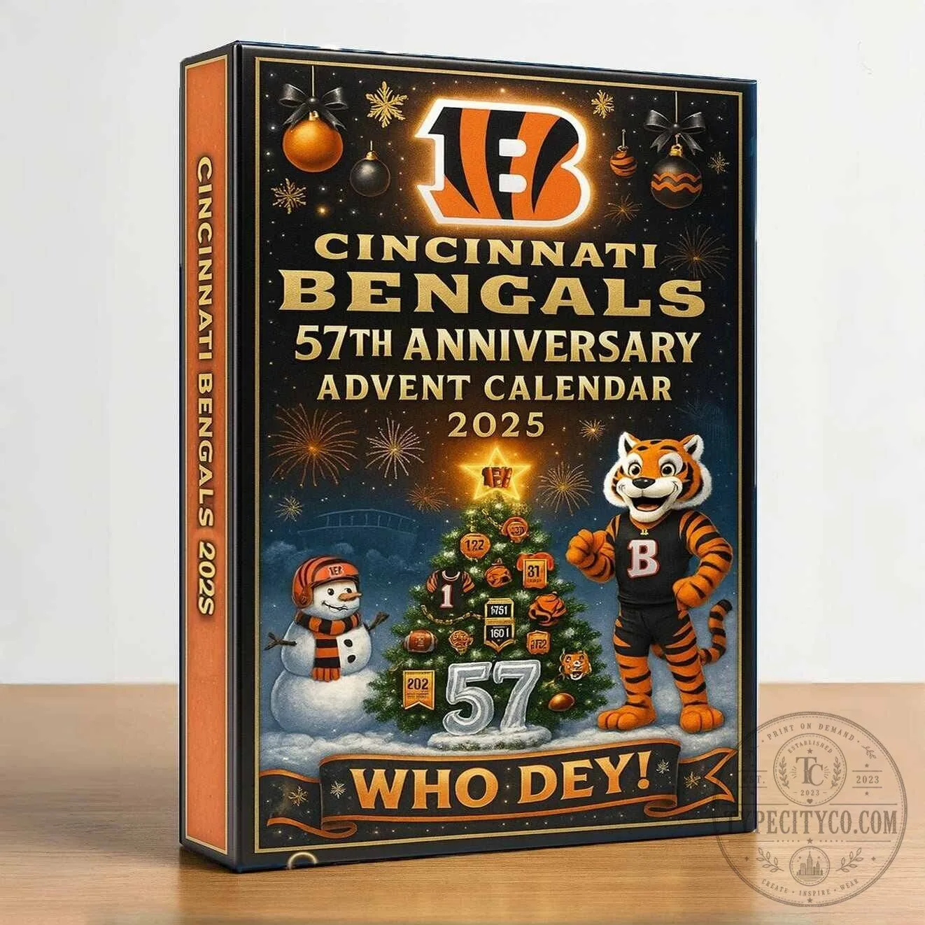 Cincinnati Bengals 57th Anniversary Advent Calendar 2025 with Funko Pop Figures 7 Cincinnati Bengals 57th Anniversary Advent Calendar 2025 with Funko Pop Figures