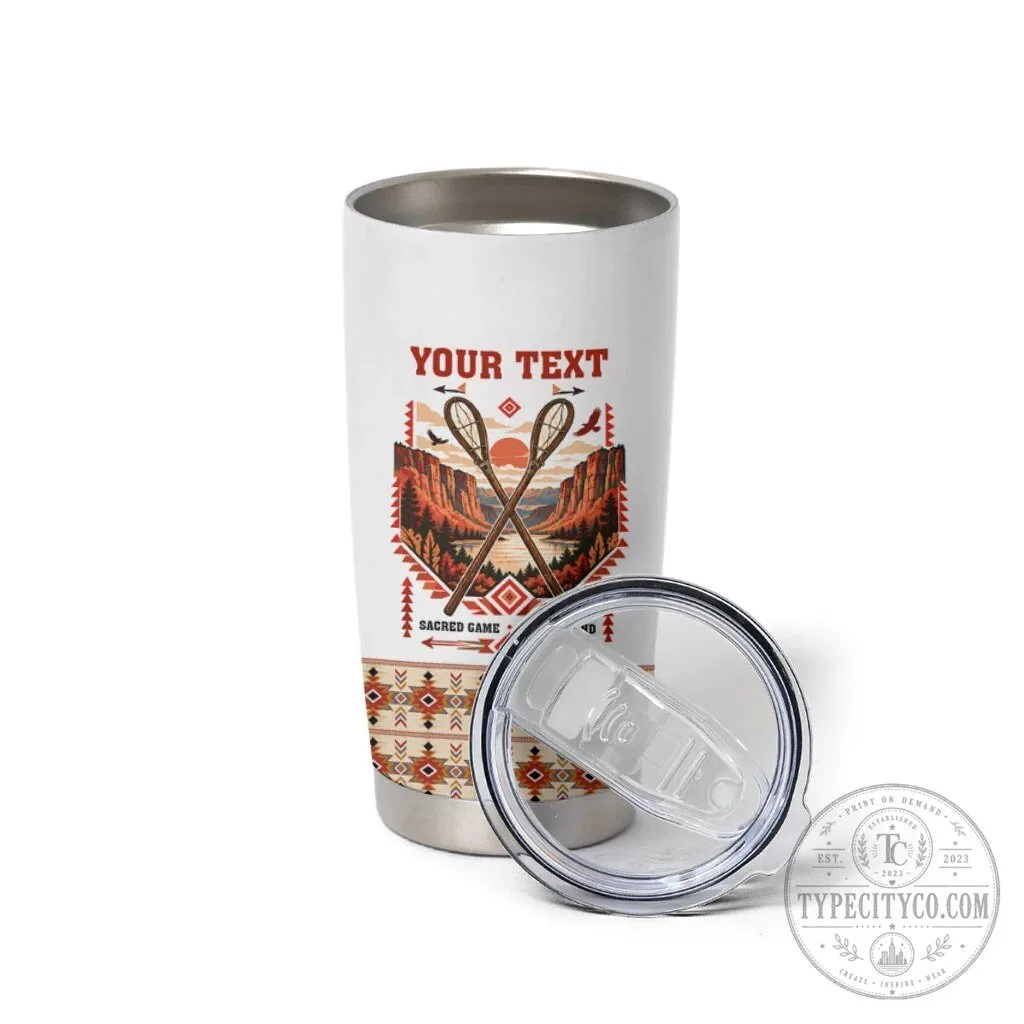 Chahta Yakni Stickball Heritage Native American Tribal Landscape Tumbler 10 Chahta Yakni Stickball Heritage Native American Tribal Landscape Tumbler