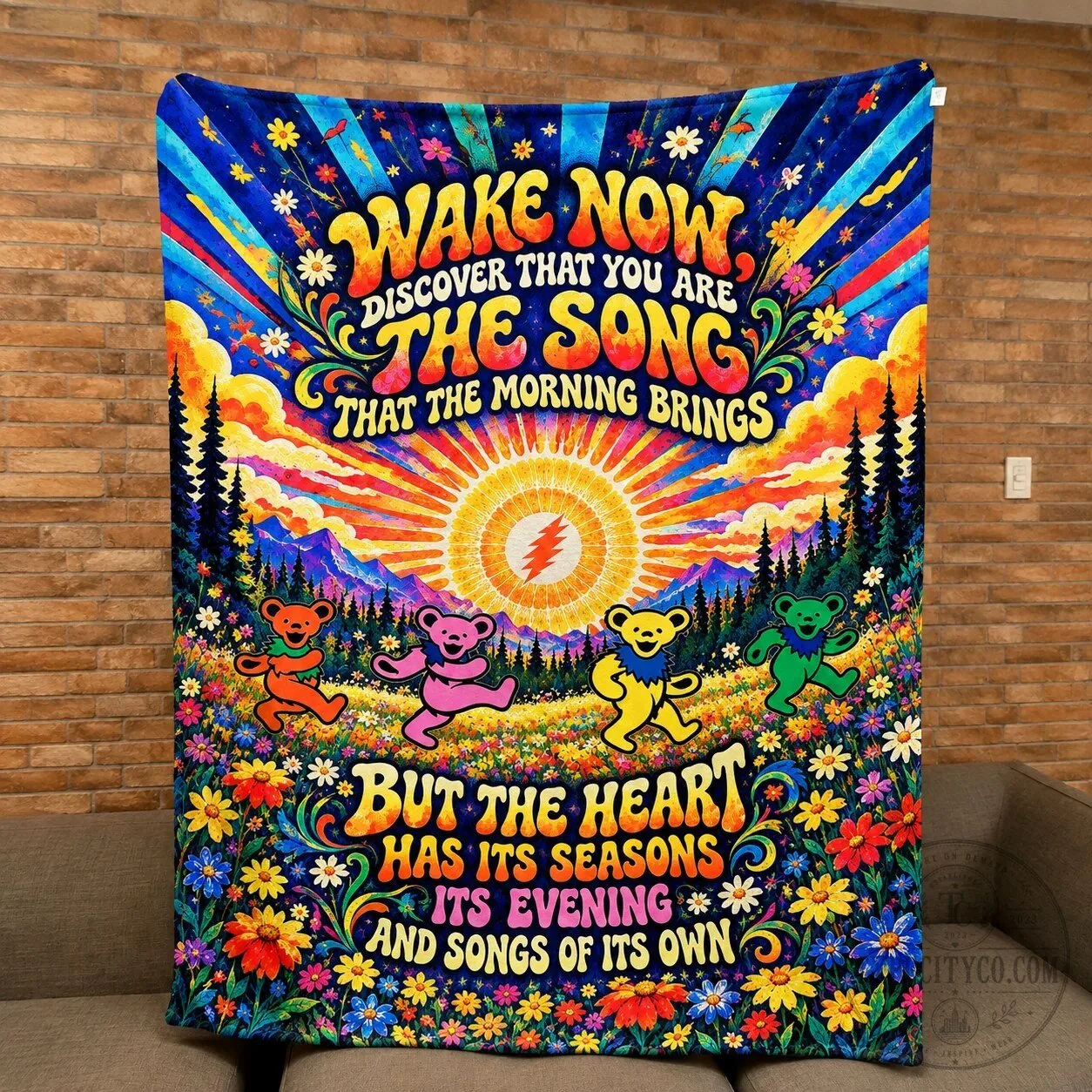 Grateful Dead Wake Now Discover That You Are The Song Sherpa Blanket 1 Grateful Dead Wake Now Discover That You Are The Song Sherpa Blanket