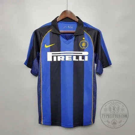 Retro Inter Milan 2001-2002 Home Football Soccer Jersey