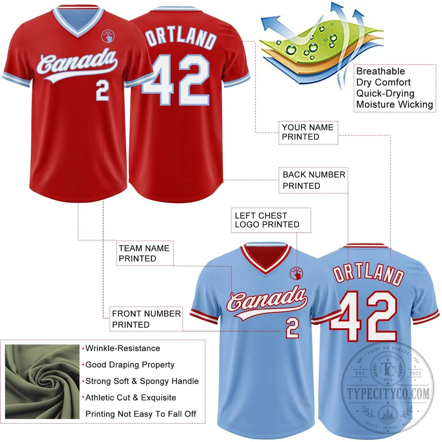 Custom Red Light Blue White Reversible Pullover Baseball Jersey Shirt 15 Custom Red Light Blue White Reversible Pullover Baseball Jersey Shirt
