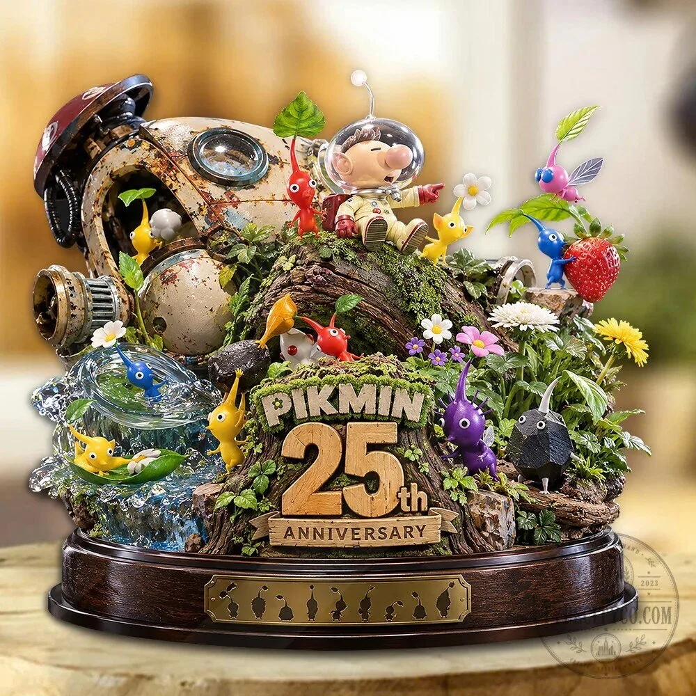 Pikmin 25th Anniversary Olimar and Pikmin Characters Diorama Figurine