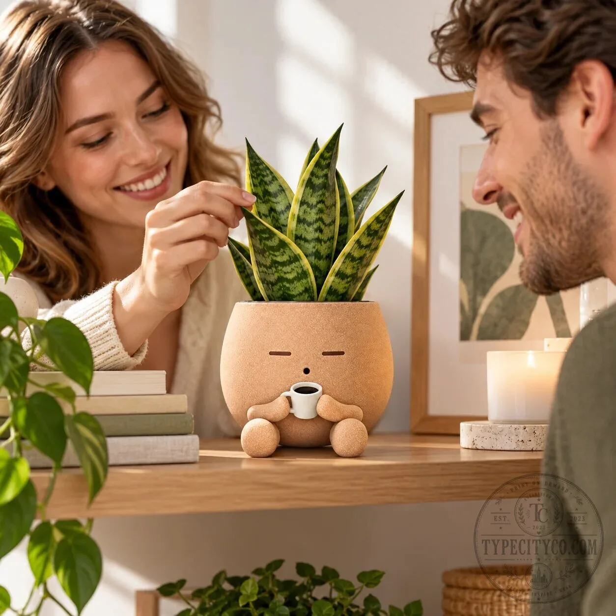 Cute Coffee Lover Succulent Planter Pot With Drainage Hole 11 Cute Coffee Lover Succulent Planter Pot With Drainage Hole