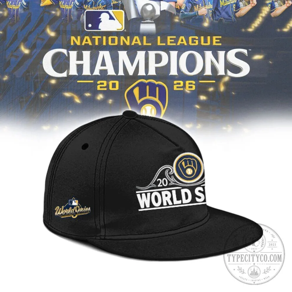 Milwaukee Brewers National League Champions Jersey for the 2026 World Series 7 Milwaukee Brewers National League Champions Jersey for the 2026 World Series