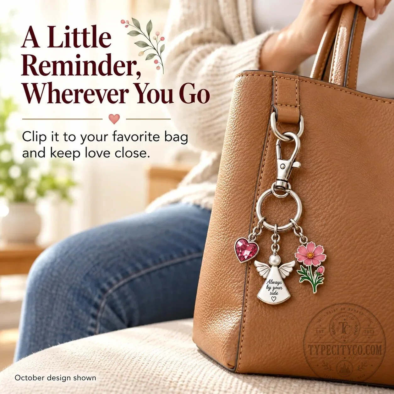June Birth Month Alexandrite Rose Angel Charm Keychain with Keepsake Card 37 June Birth Month Alexandrite Rose Angel Charm Keychain with Keepsake Card