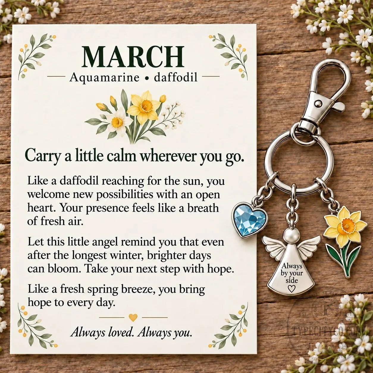 June Birth Month Alexandrite Rose Angel Charm Keychain with Keepsake Card 47 June Birth Month Alexandrite Rose Angel Charm Keychain with Keepsake Card
