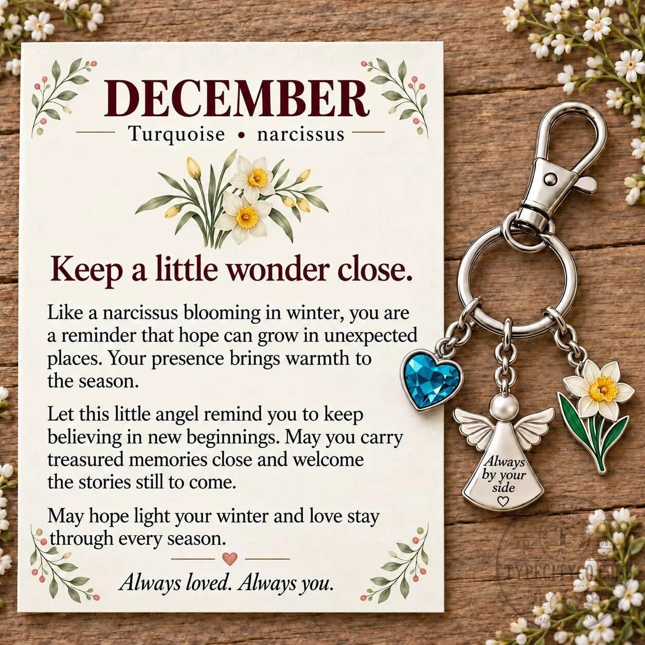 June Birth Month Alexandrite Rose Angel Charm Keychain with Keepsake Card 48 June Birth Month Alexandrite Rose Angel Charm Keychain with Keepsake Card