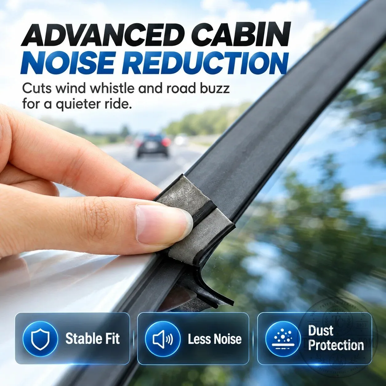 Automotive T-Type Rubber Sealing Strip for Car Roof and Window Noise Reduction 13 Automotive T-Type Rubber Sealing Strip for Car Roof and Window Noise Reduction