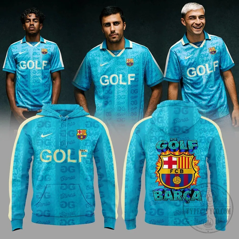 FC Barcelona x Golf Wang Tyler The Creator Signature Version Hoodie