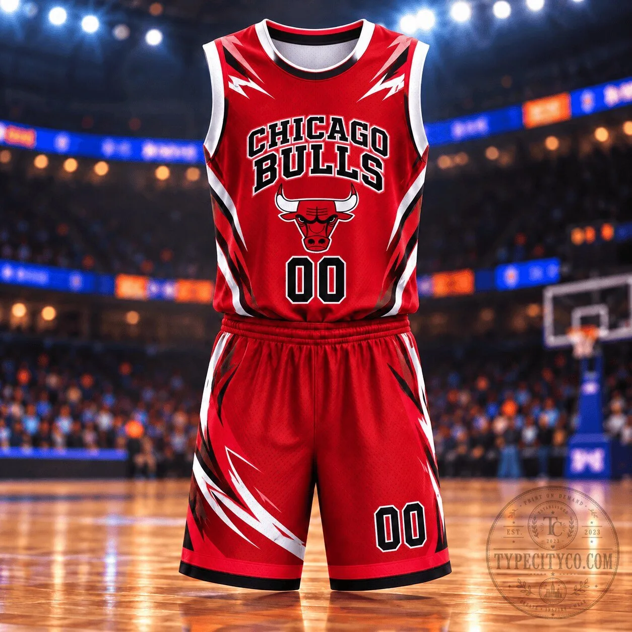 Chicago Bulls Basketball Team Personalized Red Jersey and Shorts Set 3 Chicago Bulls Basketball Team Personalized Red Jersey and Shorts Set